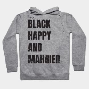 black happy and married Hoodie